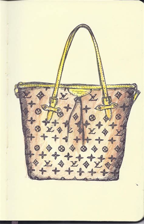 louis vuitton sketches|elegant louis vuitton drawings.